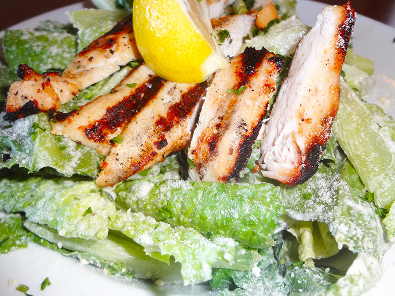 Caesar Salad with Chicken at Kisamos