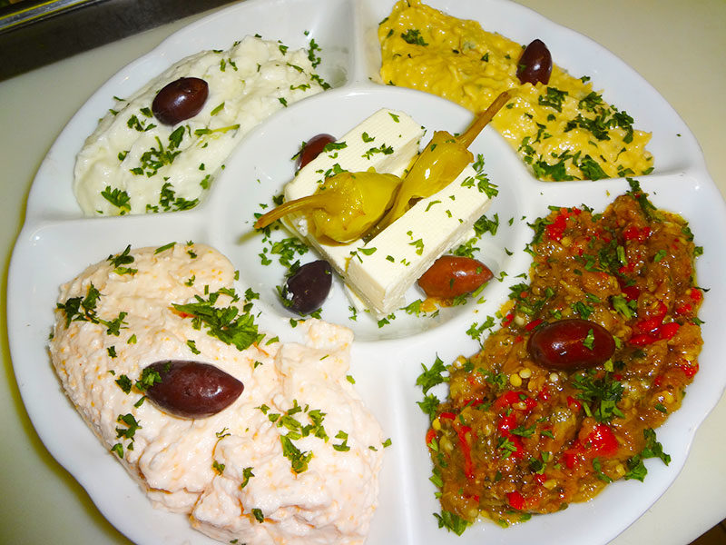 Cold Appetizer Platter at Kisamos Greek Taverna