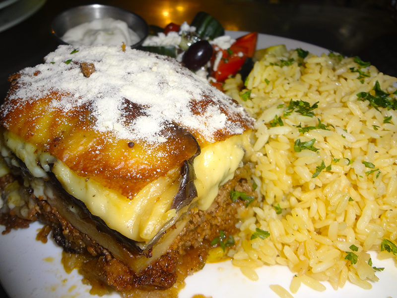 Moussaka at Kisamos Taverna