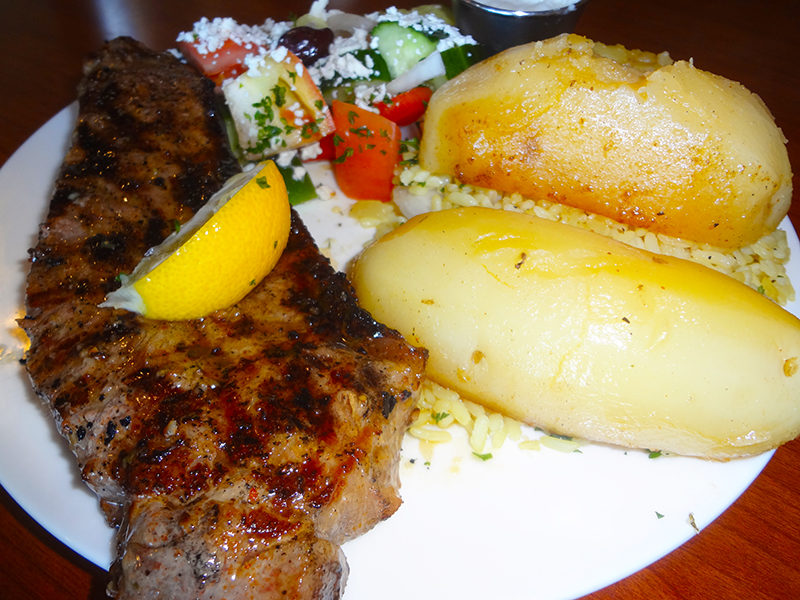 New York Steak- 8 ounce at Kisamos Taverna