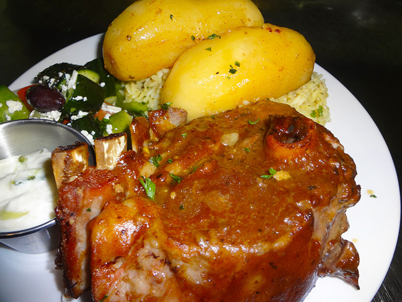 Roast Lamb at Kisamos Restaurant