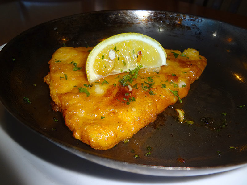 Saganaki at Kisamos Restaurant