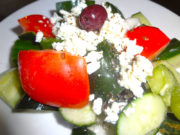 Small Greek Salad at Kisamos Taverna