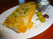 Spanakopita at Kisamos Greek Taverna