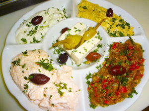 Cold Appetizer Platter at Kisamos Greek Taverna